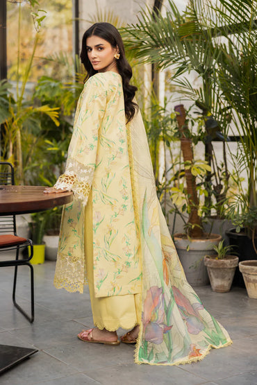 olivine Embroidery Lawn 3 Pcs Suit