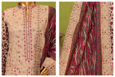 Safina Khaddhar Embroidered 3Pc