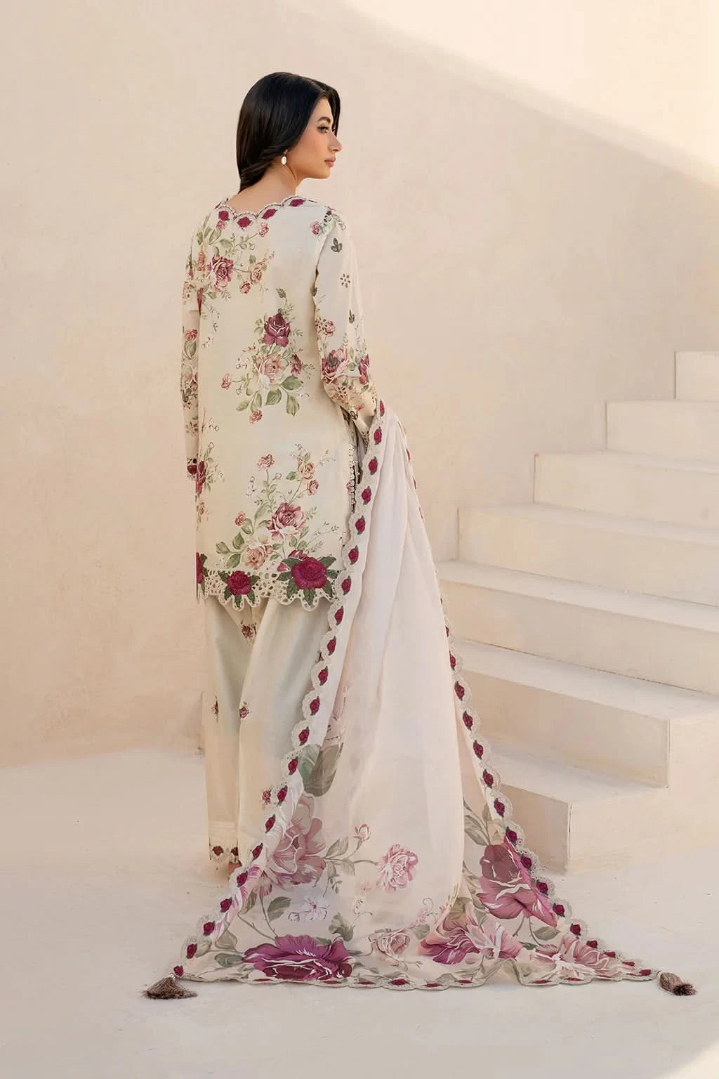 Iznik Printed Embroidered Lawn 3PC Unstitched