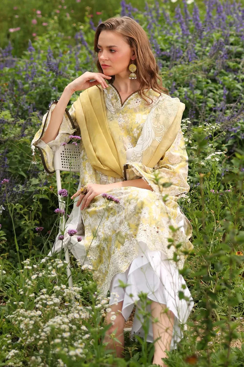 Baroque Digital Printed Lawn 3 PC