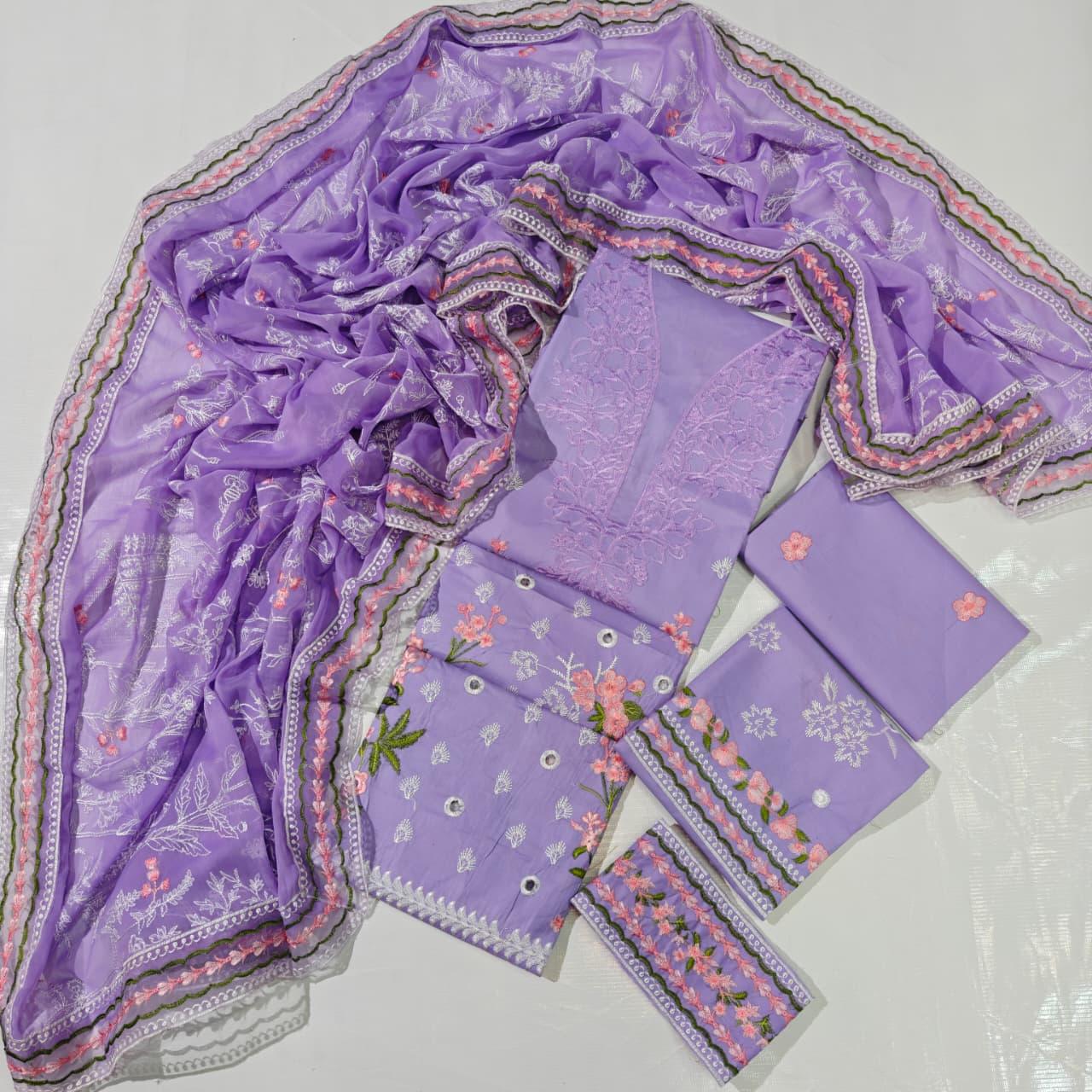 Party Wear Luxury 3PC Suit Memon Clothes