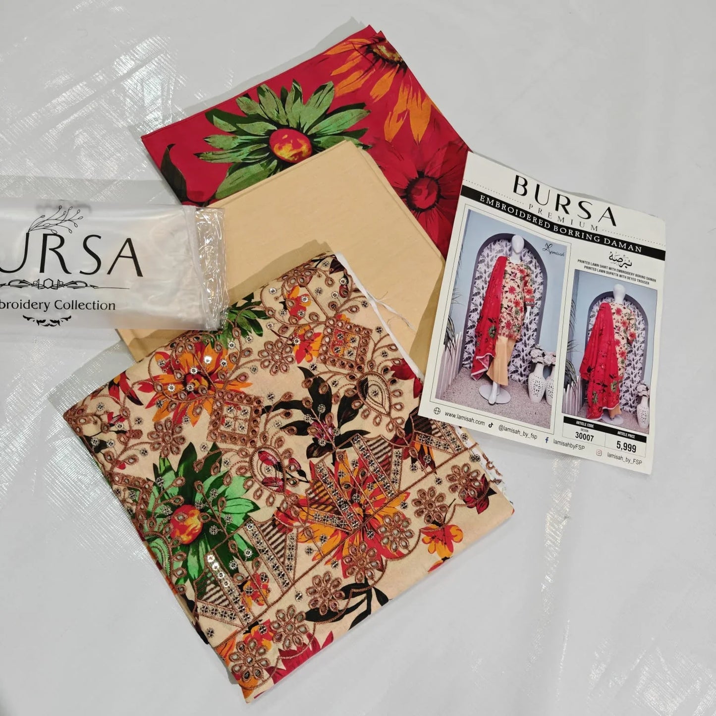 Bursa Premium Embroidery Collection Memon Clothes