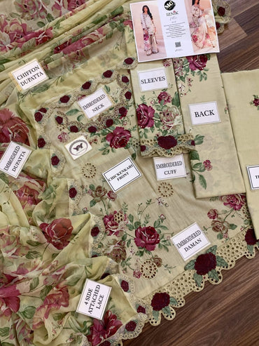 Iznik Heavy Embroidered Dress