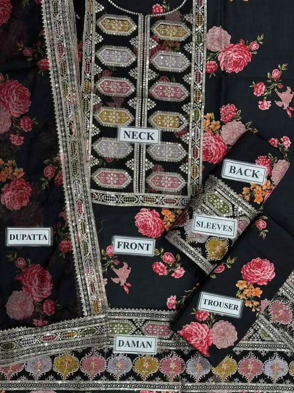 Aneela's Collection Digital Printed Lawn Suit - Memon Clothes