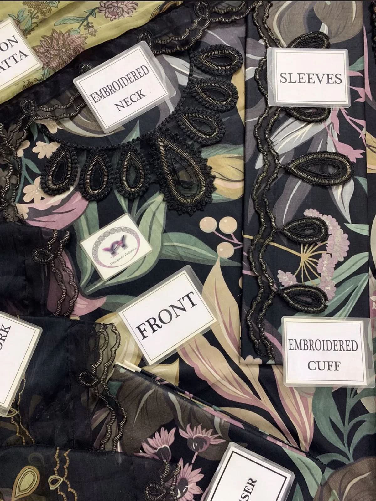 BAROQUE Embroidered Printed Lawn Suit - Memon Clothes