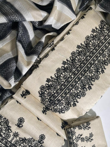 Khaddhar Luxury Unstitched 3 Pcs | Skin