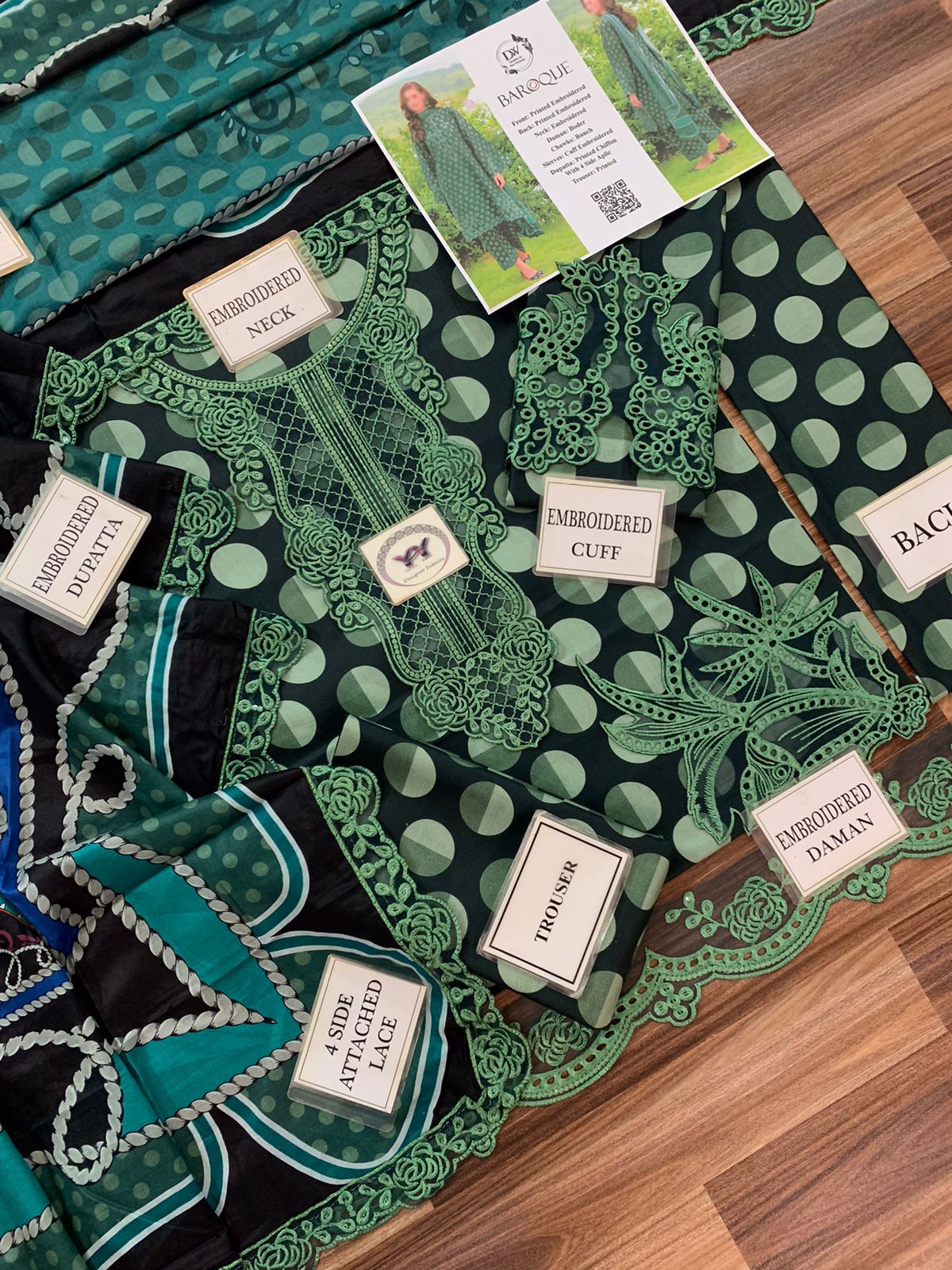 Baroque Digital Printed Embroidered 3Pc