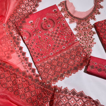 Luxury Ramsha Embroidered Cotton - Memon Clothes