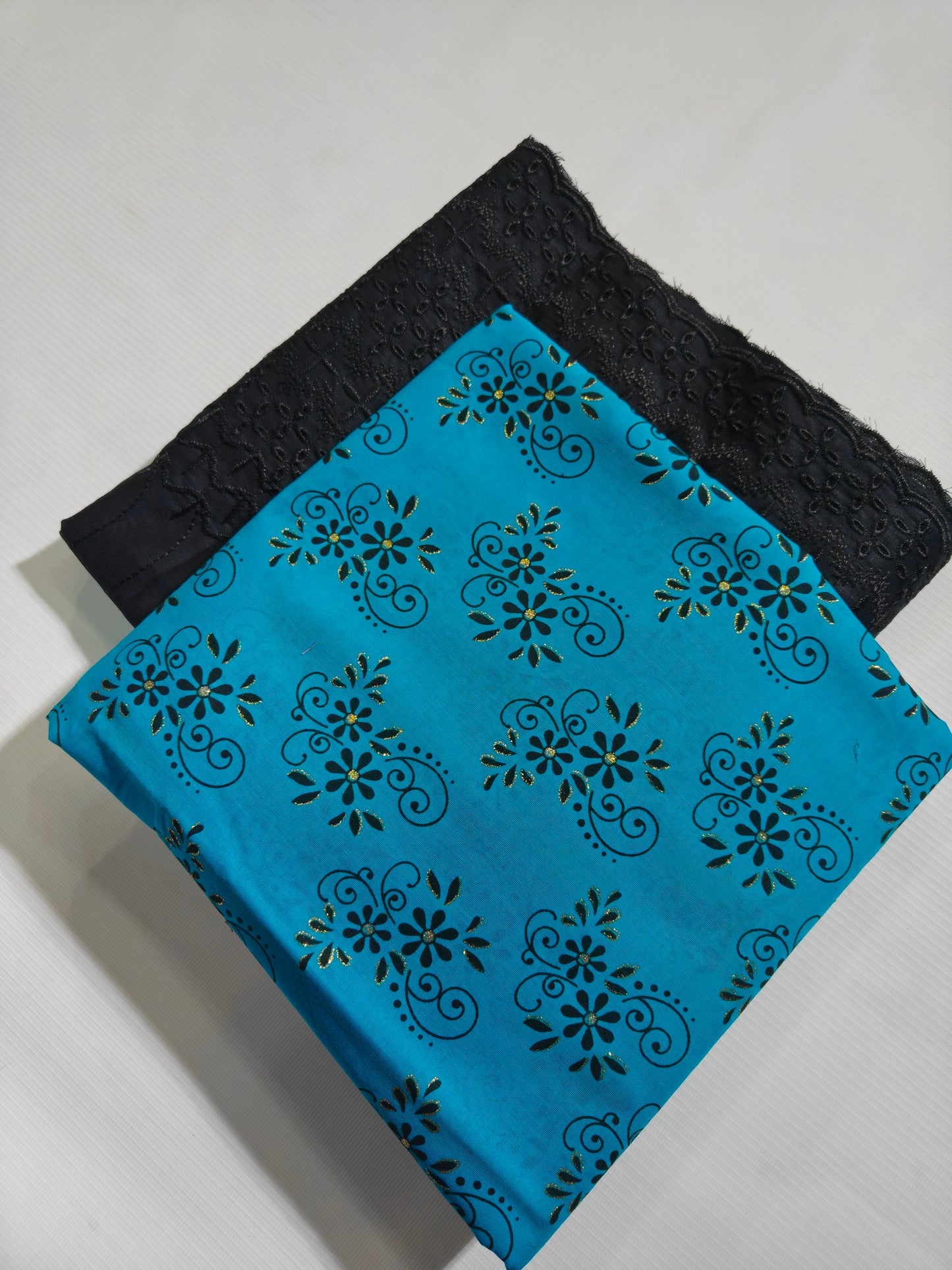 Printed Shirt With ChikanKari Trouser 2Pc