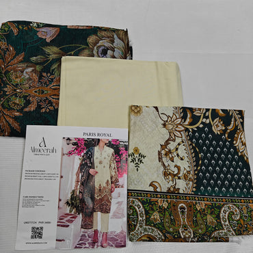 Almeerah Printed Lawn 3PC Memon Clothes
