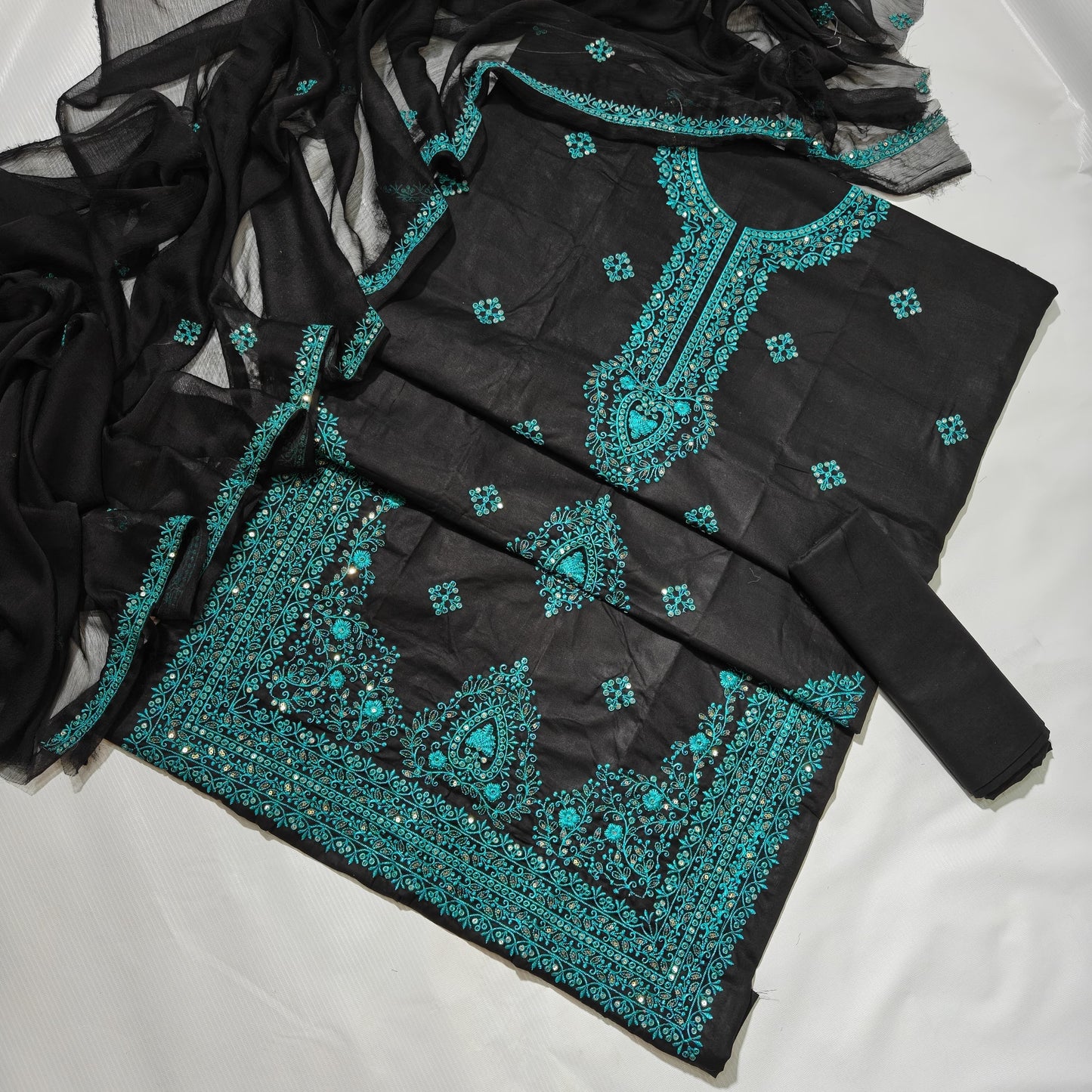 Sequence Embroidery Cotton 3PC Unstitched