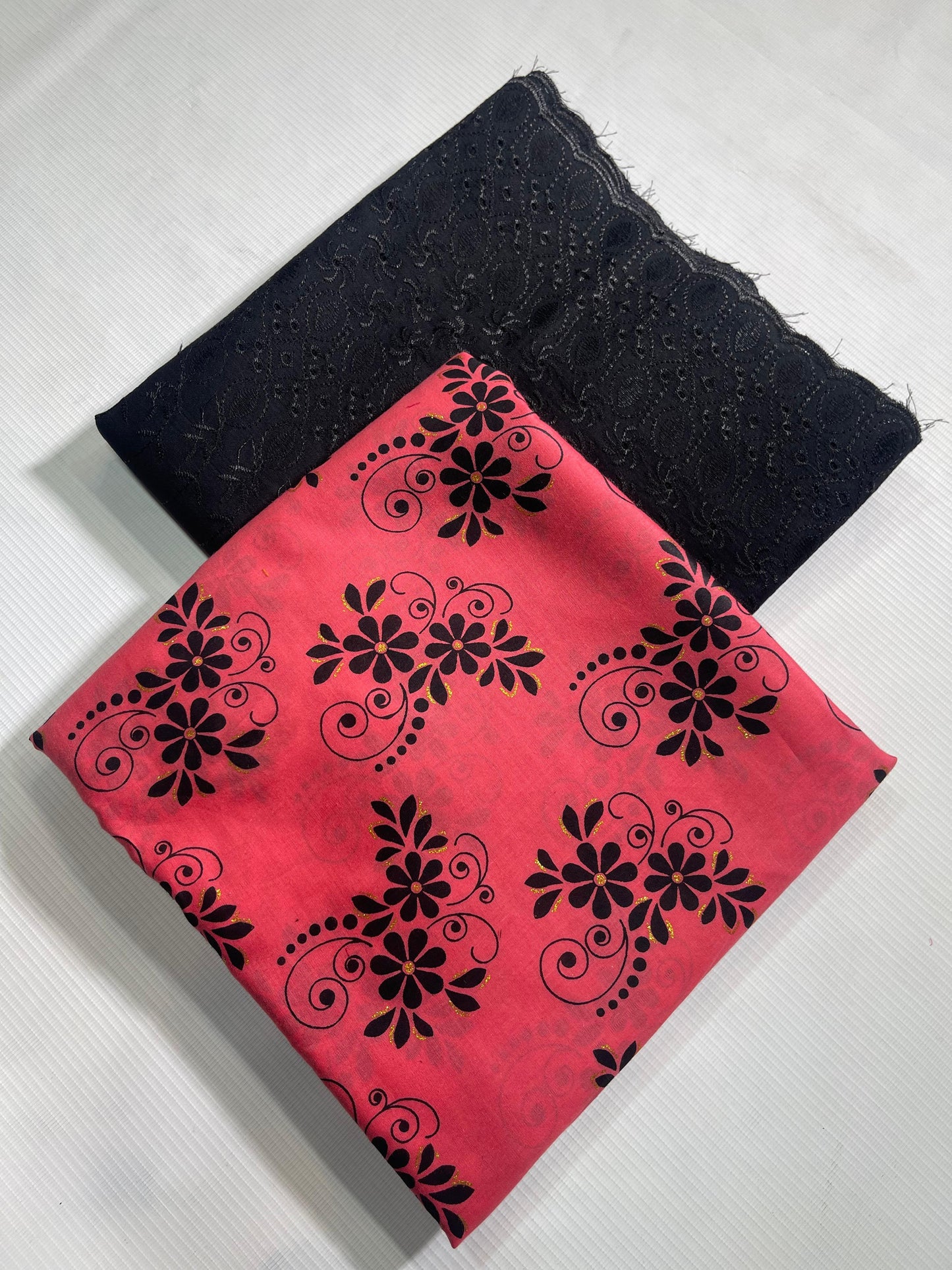 Printed Shirt With ChikanKari Trouser 2PC