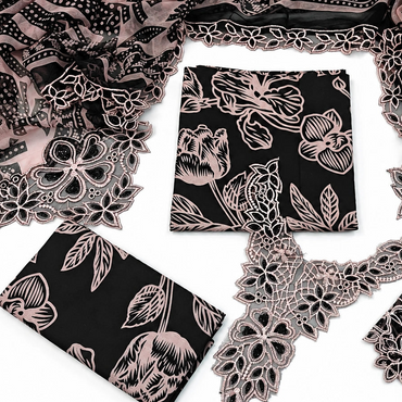 Nureh Printed Embroidered Lawn 3PC Unstitched