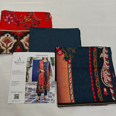 Almeerah Printed Lawn 3PC Memon Clothes