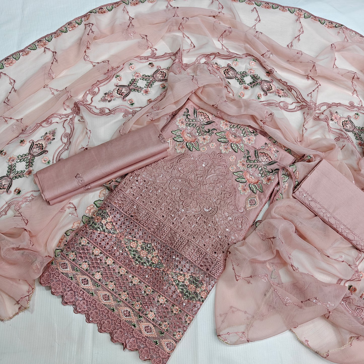 Party Wear Fancy Heavy Embroidered 3PC Unstitched
