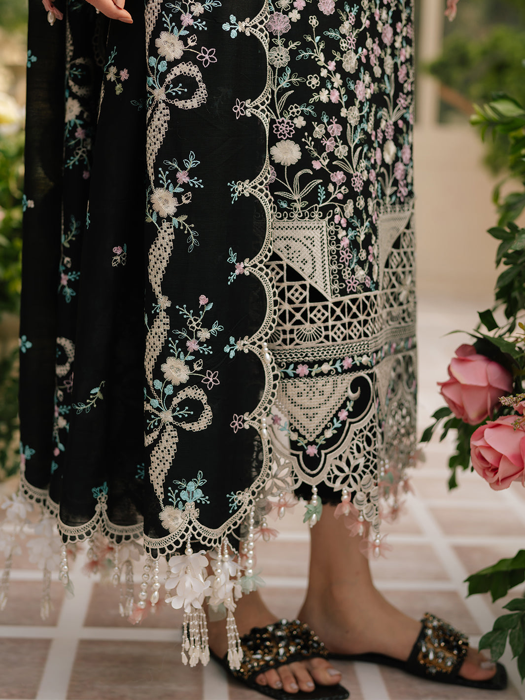 Bin ilyas Embroidered Lawn Fancy 3PC Unstitched