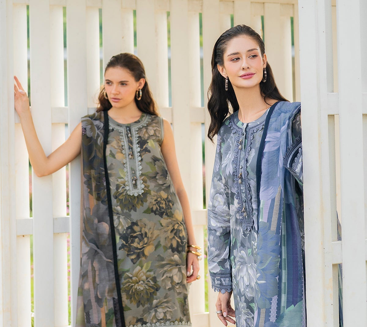 Baroque Printed Embroidered Lawn 3PC Unstitched