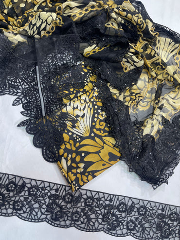 Elegent Maria B Printed Embroidered 3PC