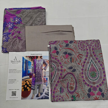 Almeerah Printed Lawn 3PC Memon Clothes