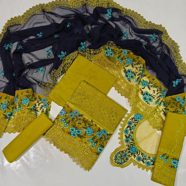 Elaf Heavy Embroidered Cotton