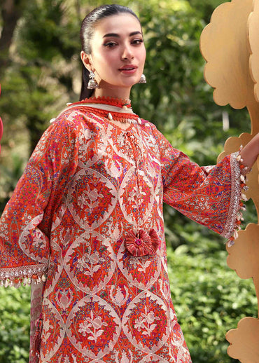 Maria B Printed Embroidered Lawn 3PC Unstitched