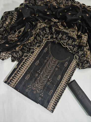 Bin Saeed Printed Embroidered Cotton 3PC