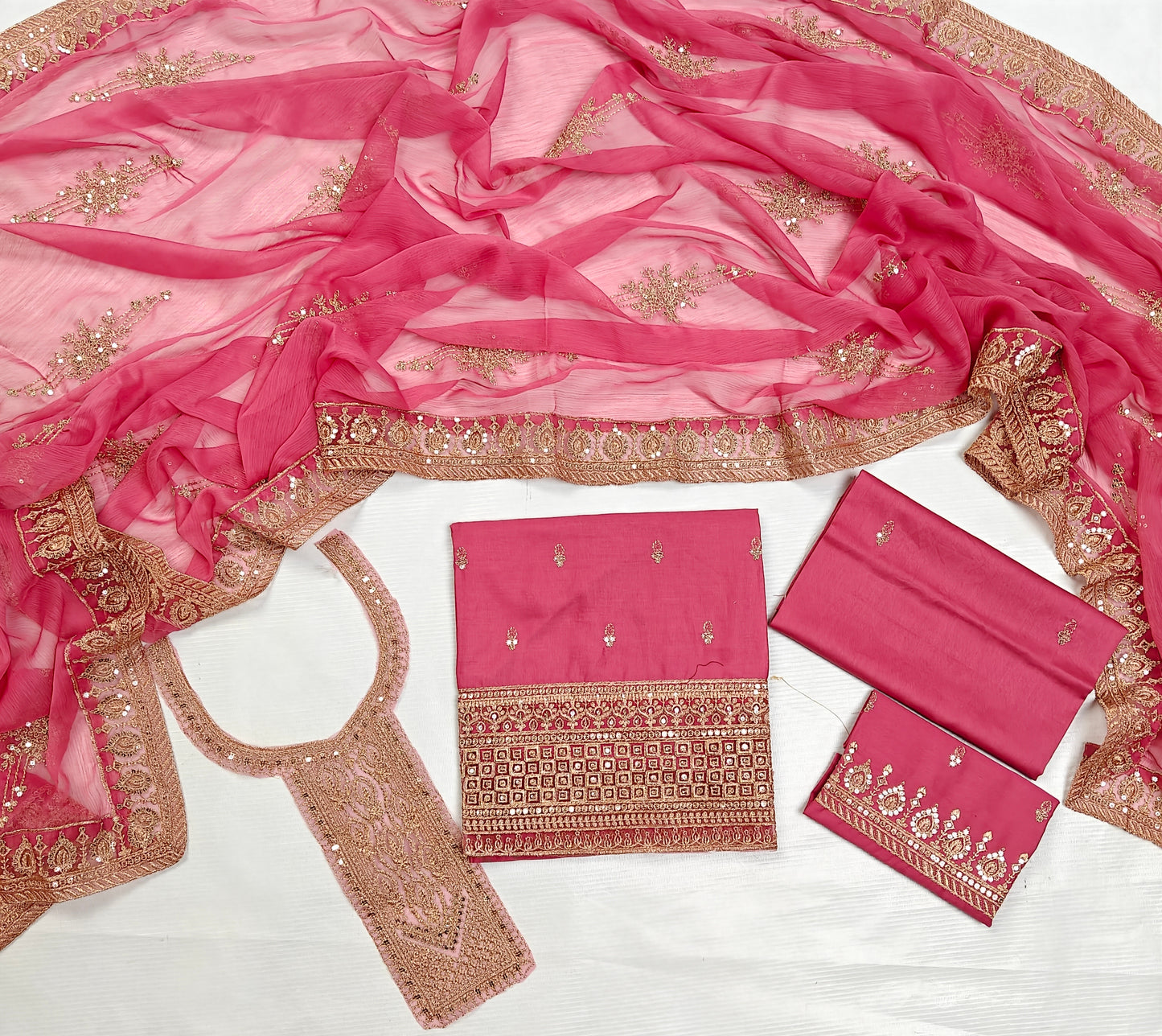 Party Wear Fancy Heavy Embroidered 3PC Unstitched