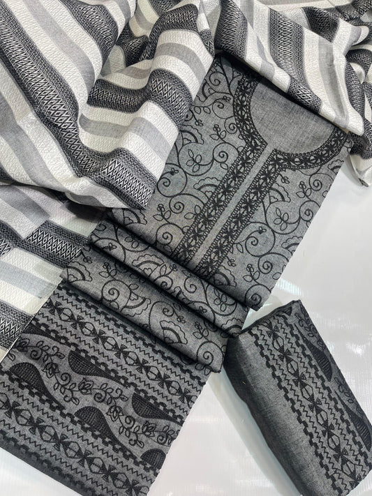 Khaddhar Luxury Unstitched 3 Pcs