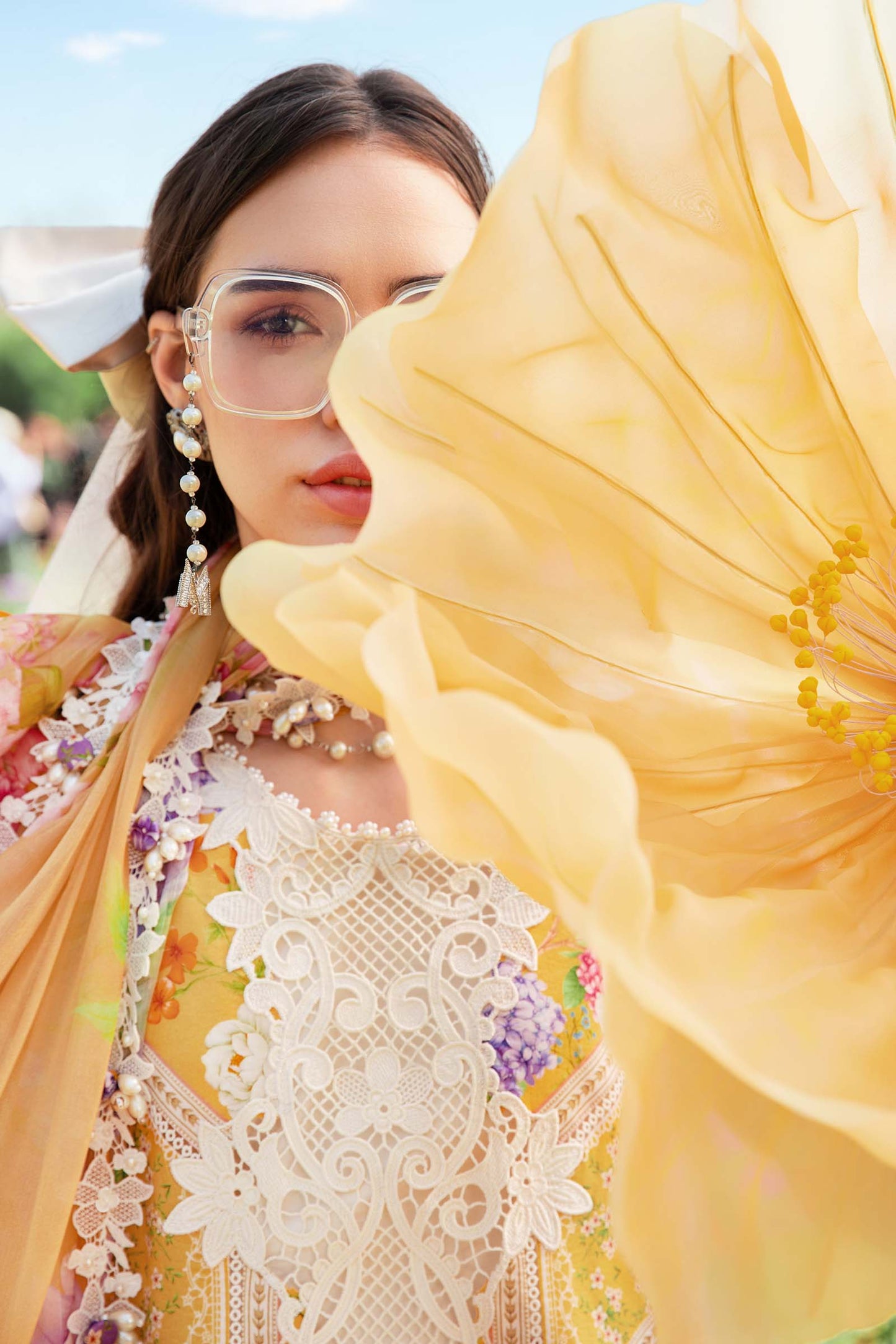 Maria B Luxury Printed Embroidered 3Pc