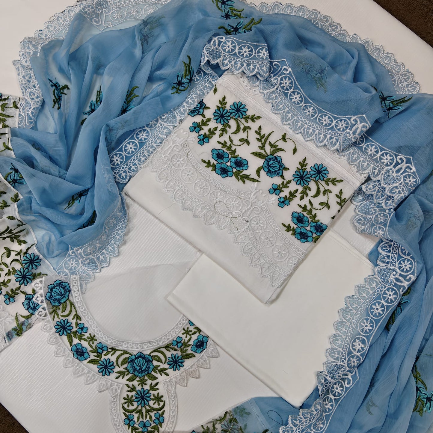 Elaf Fancy Embroidered Cotton lawn 3PC Unstitched