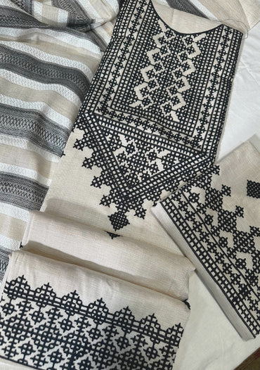 Khadhar Luxury Unstitched  3 Pcs