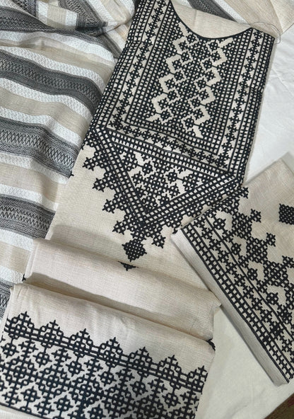 Khadhar Luxury Unstitched  3 Pcs