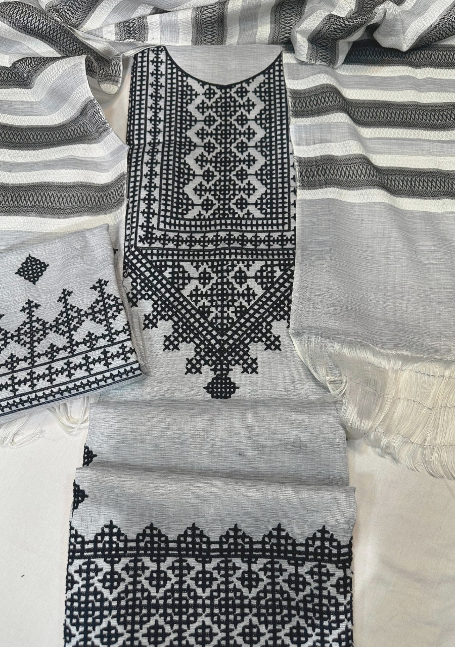 Khadhar Luxury Unstitched  3 Pcs