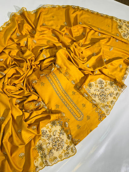 Dhanak Bana Dora Embroidered 3 Pcs