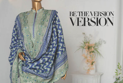 Safina Khaddhar Embroidered 3Pc