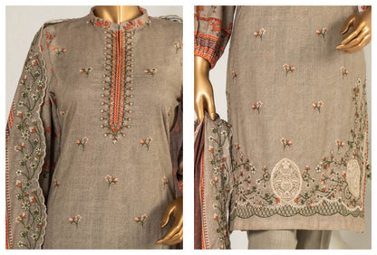 Safina Khaddhar Embroidered 3Pc