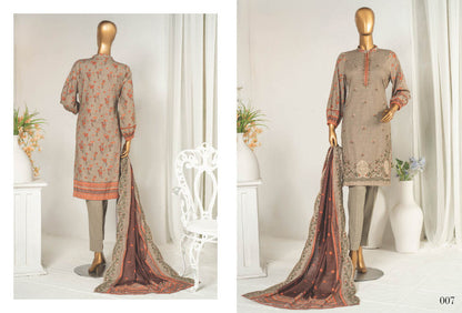 Safina Khaddhar Embroidered 3Pc