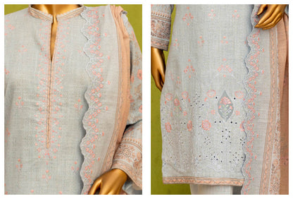 Safina Khaddhar Embroidered 3Pc