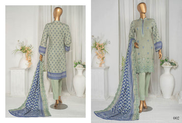 Safina Khaddhar Embroidered 3Pc