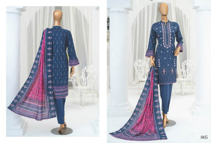 Safina Khaddhar Embroidered 3Pc