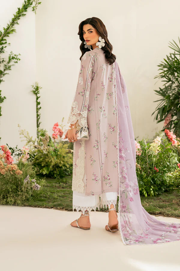 Iznik Unstitched Embroidered Lawn 3 Peice
