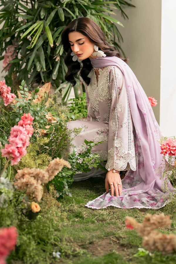 Iznik Unstitched Embroidered Lawn 3 Peice