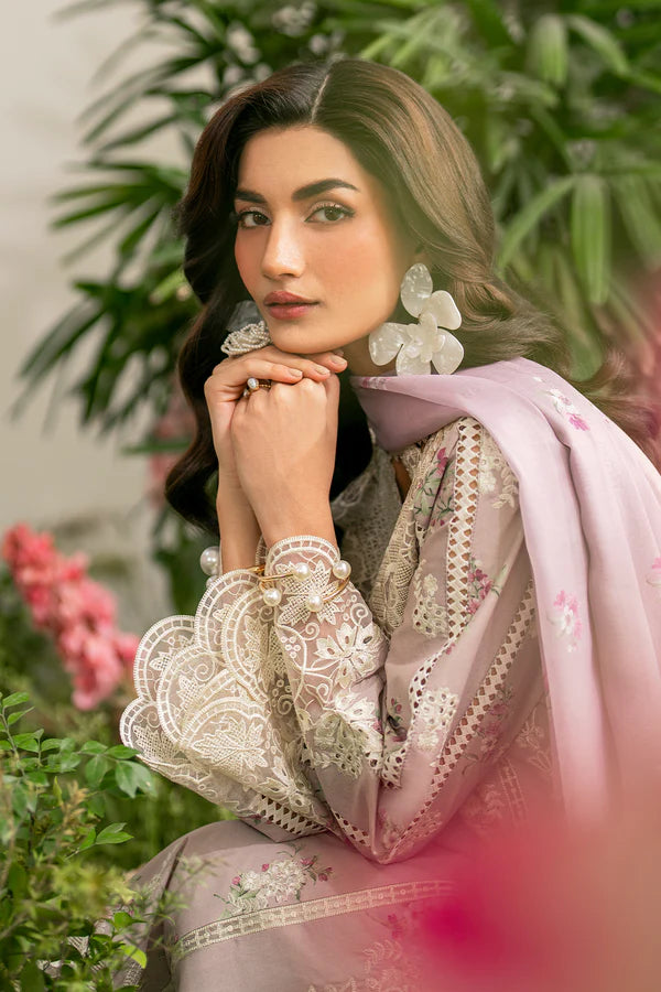 Iznik Unstitched Embroidered Lawn 3 Peice