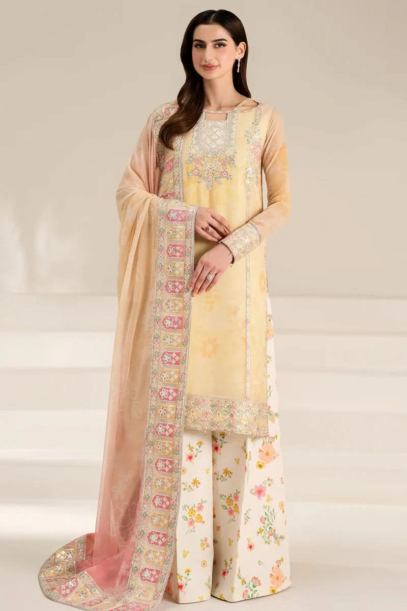 Farasha Printed Embroidered Lawn