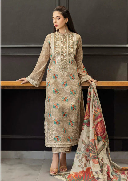 Zainab Chottani Embroidered Printed Lawn 3PC Unstitched