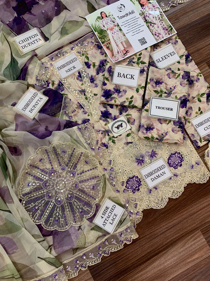 Tawakkal Printed Embroidery Unstitched