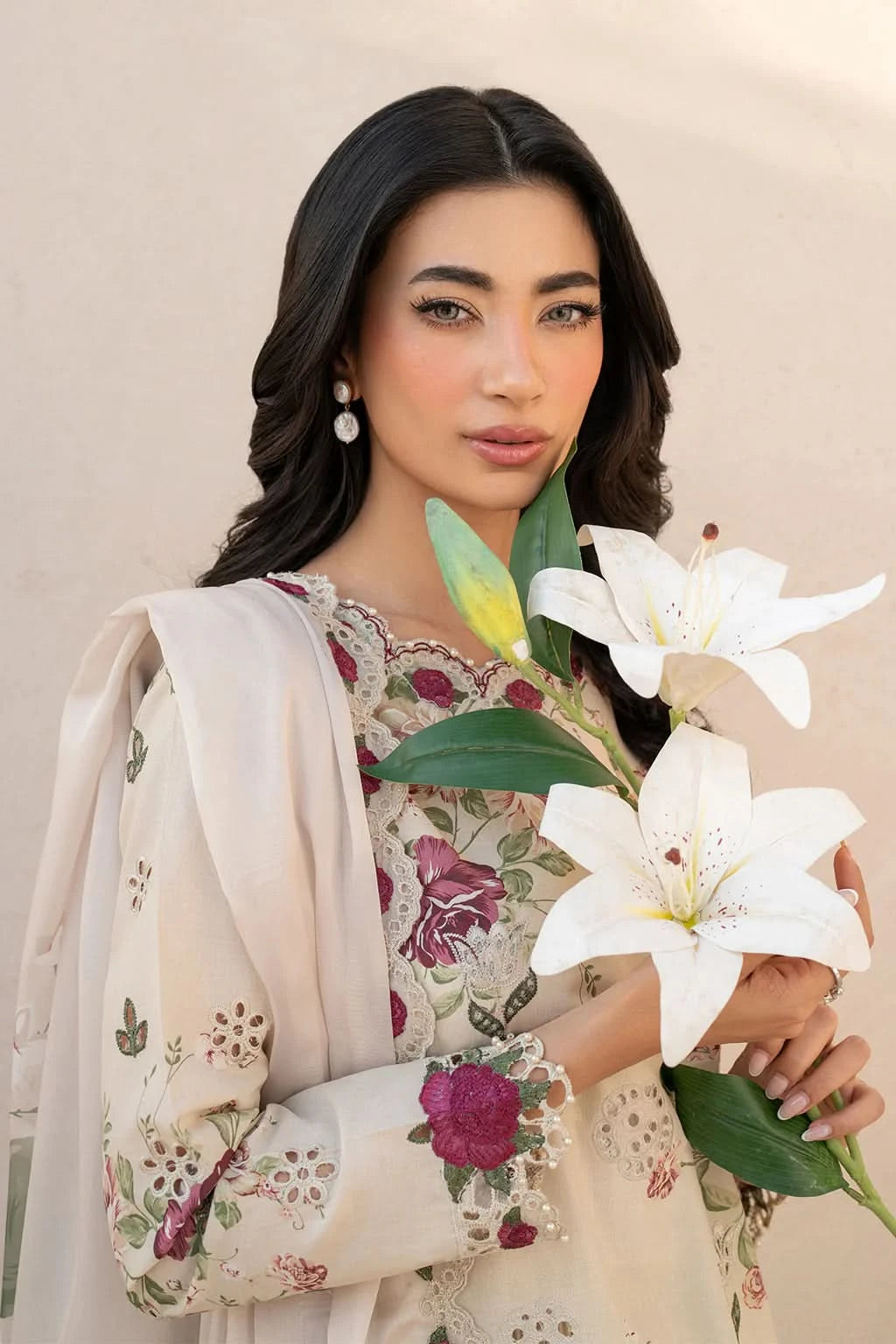 Iznik Embroidered Lawn Suit Unstitched 3PC