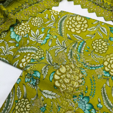 Bin Saeed Printed Embroidered 3PC