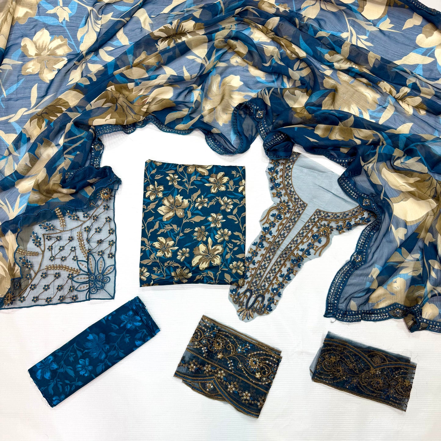 Printed Embroidered Lawn 3PC Unstitched