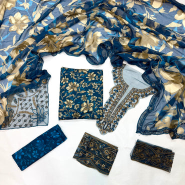 Printed Embroidered Lawn 3PC Unstitched